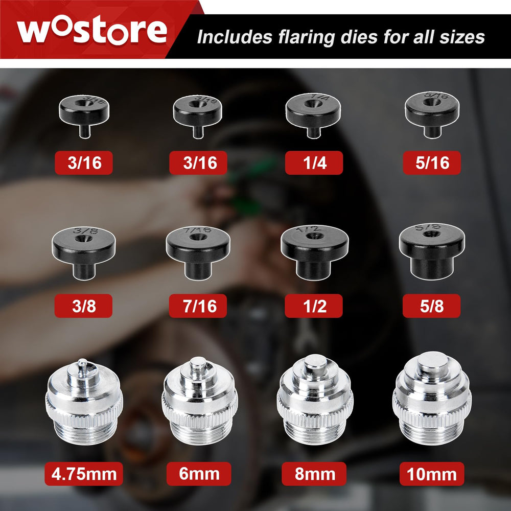 Wostore single flare die enables precise one-piece fittings
