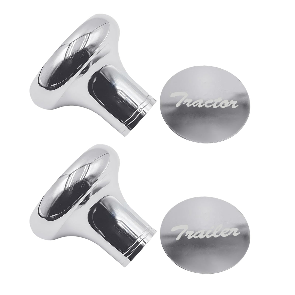 WOTUPHJI upgrade air brake knobs for Kenworth T680 with durable aluminum and chrome finish