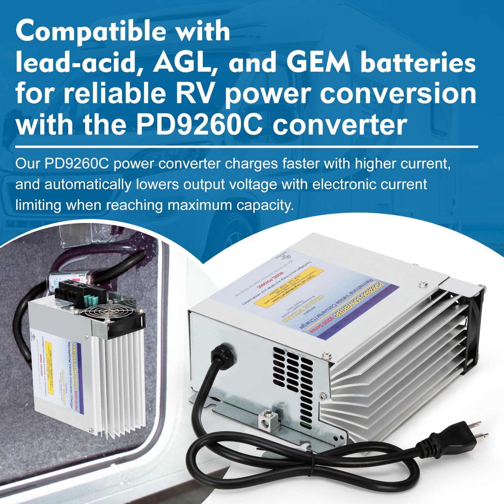 WOUDY PD9260C compact, quiet operation with smart cooling