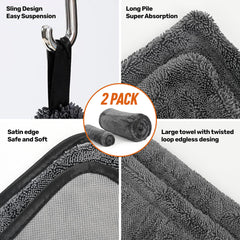 WOWIPER drying action on a car body promotes quick water pickup.