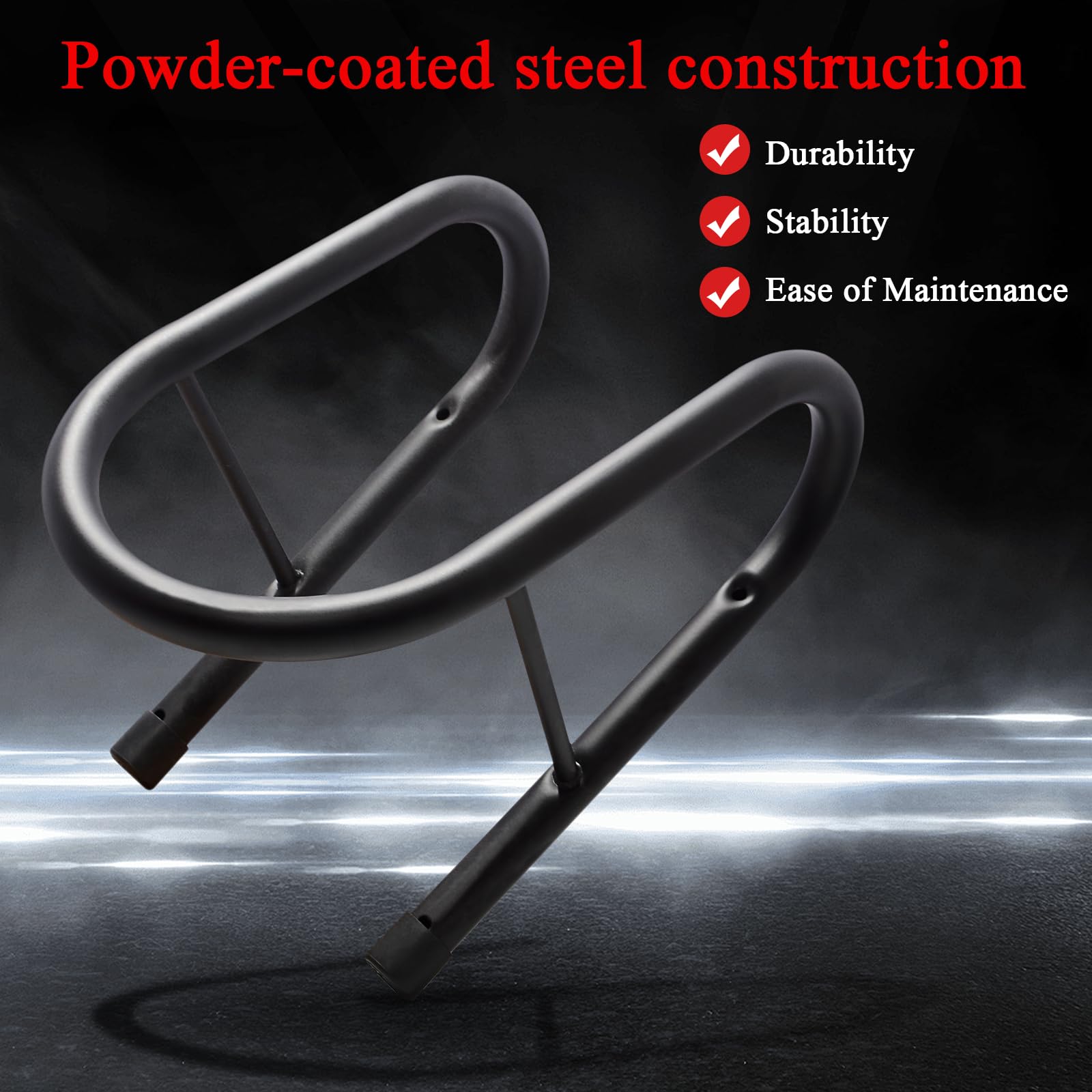 WOWTK 6.5in wheel chock in retail packaging with two units
