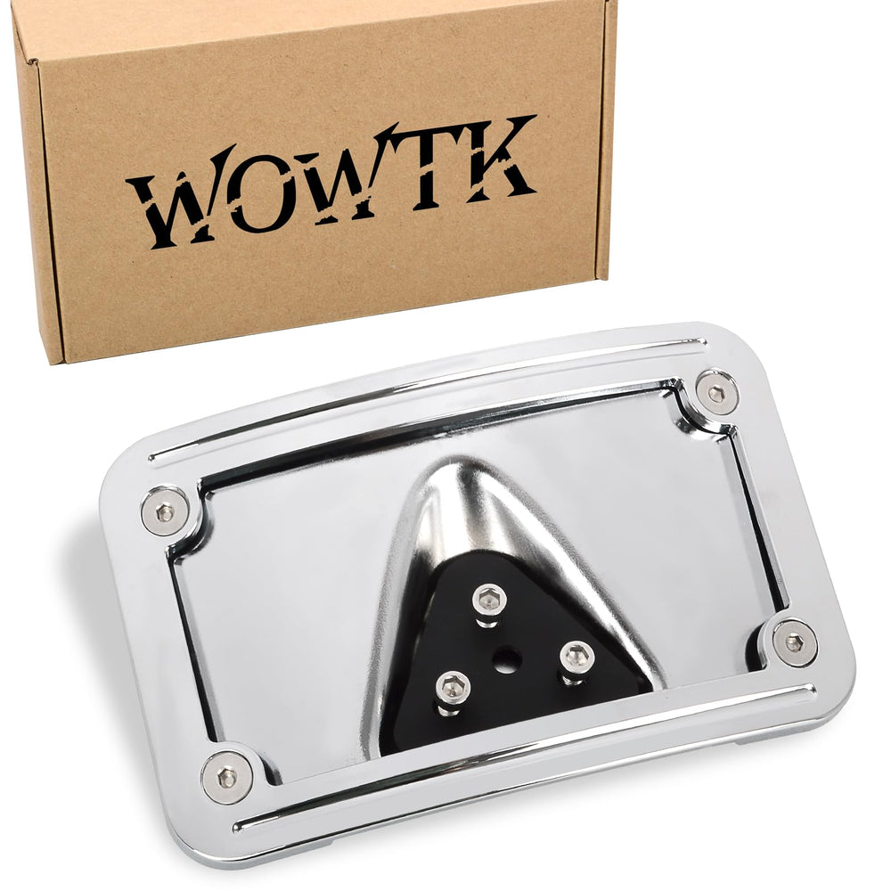 WOWTK 4x7-plate compatibility supports standard plates securely on motorcycles