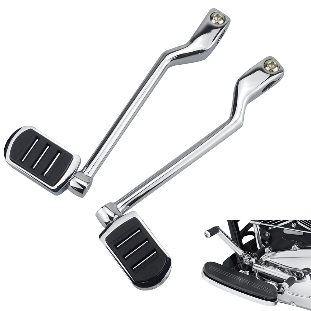 WOWTK heel-toe front lever close-up, improved shifting control for Harley