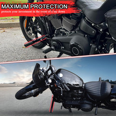WOWTK highway peg side profile shows slim, durable design for confident riding.