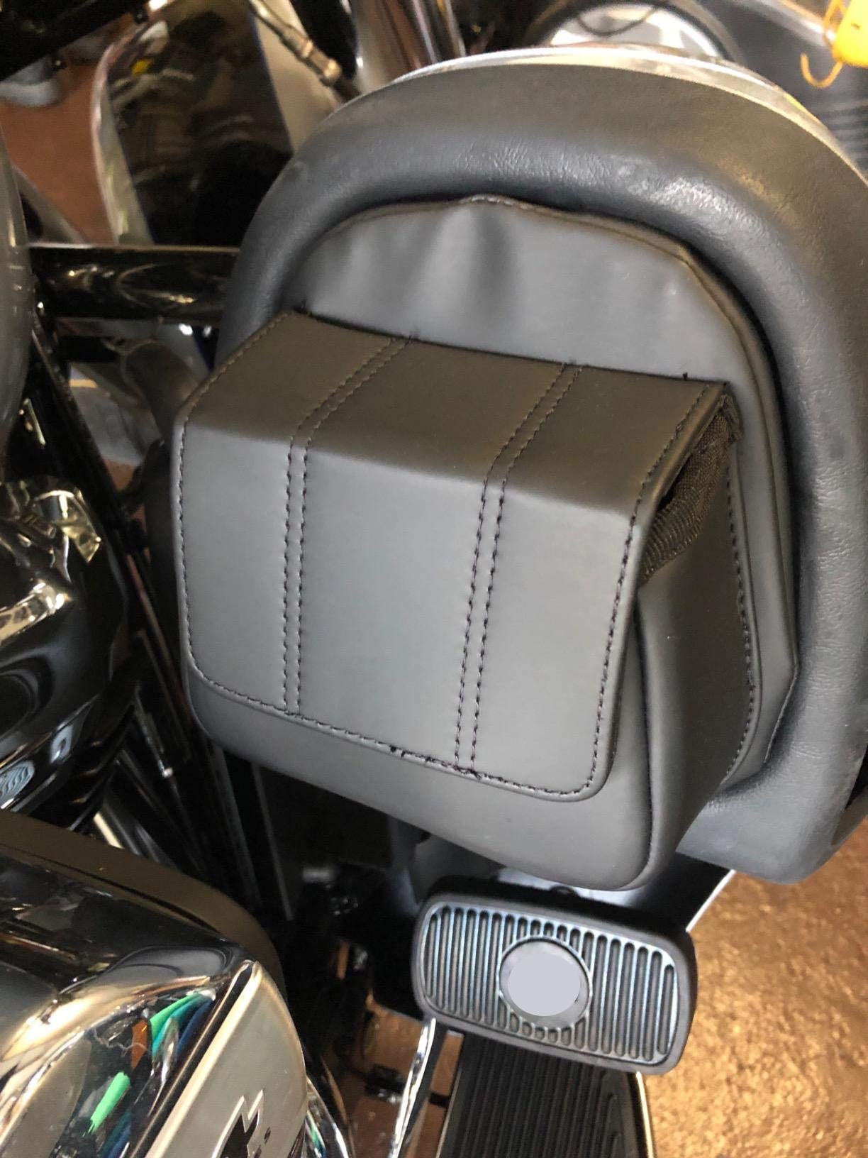 WOWTK lower fairing pouch on the right side provides quick access storage