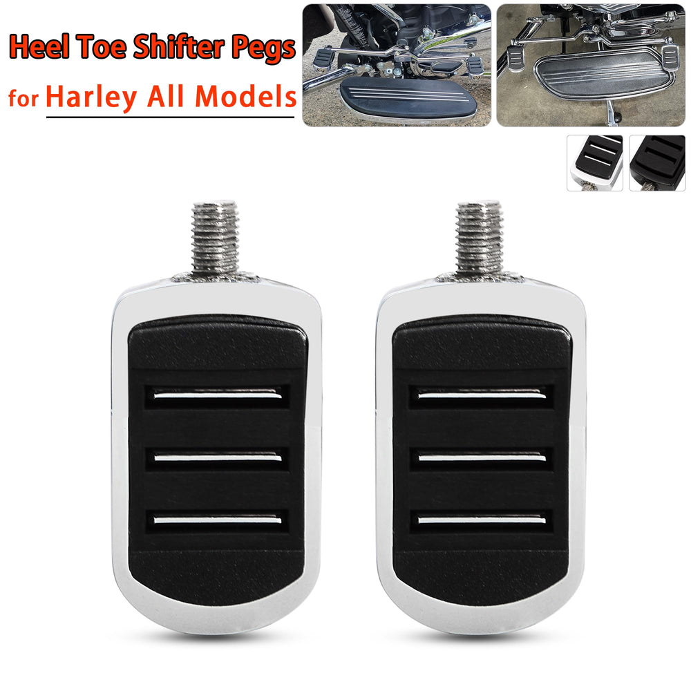 Rugged chrome finish on WOWTK shifter pegs resisting road wear