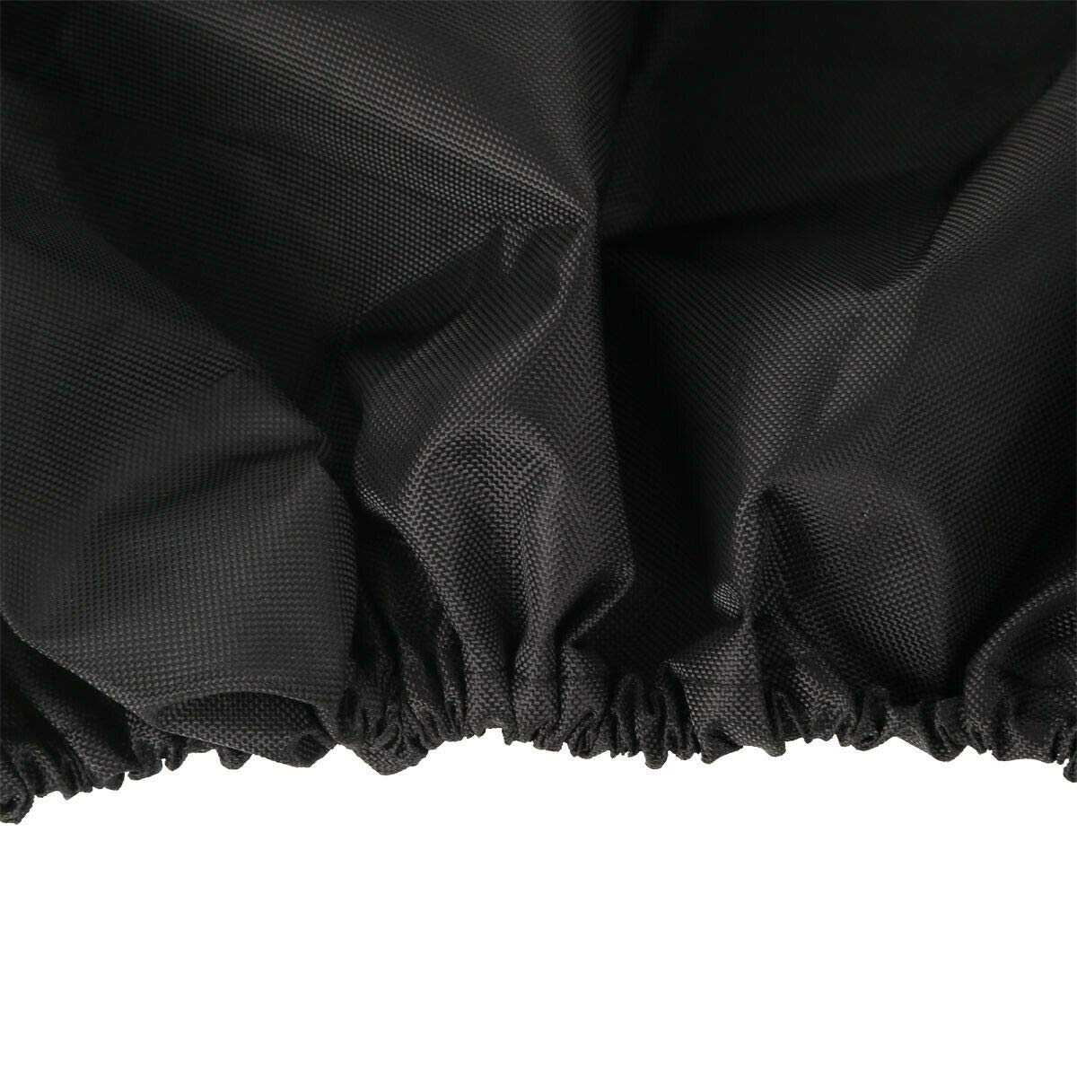 WOWTK lid cover with elastic edging ensures a snug fit on Harley saddlebag lids.