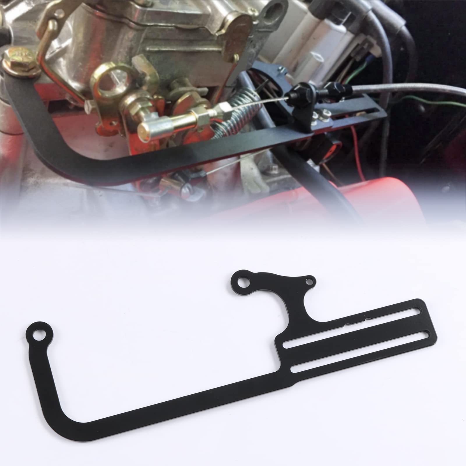 WOWYZL EZ-EFI bracket closeup showing sturdy bracket construction for durability.
