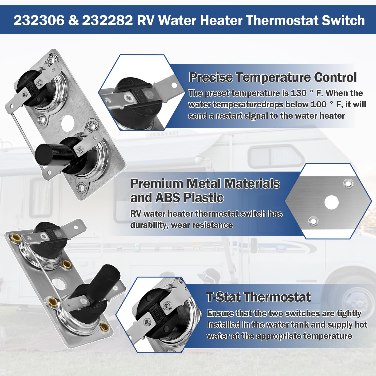 WPL 232306 wiring and connectors close-up for easy RV installation