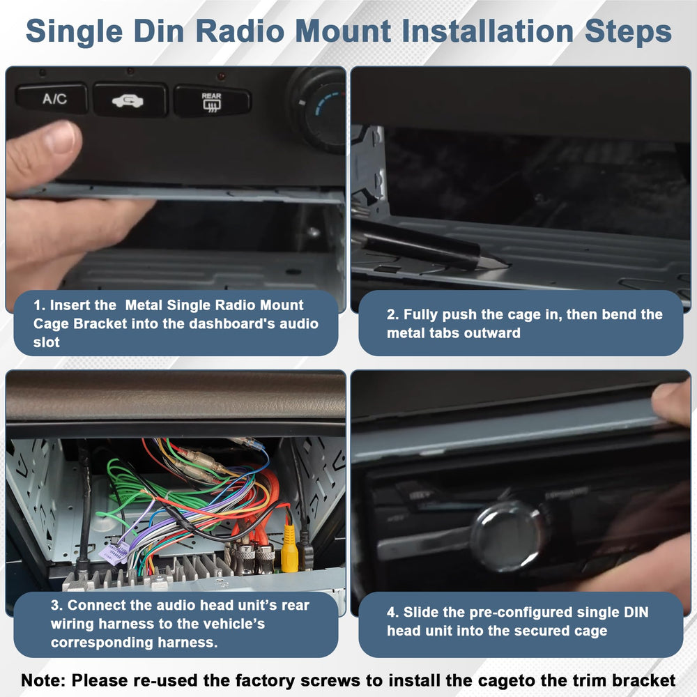 WPL universal dash-mount tray supports versatile vehicle compatibility.