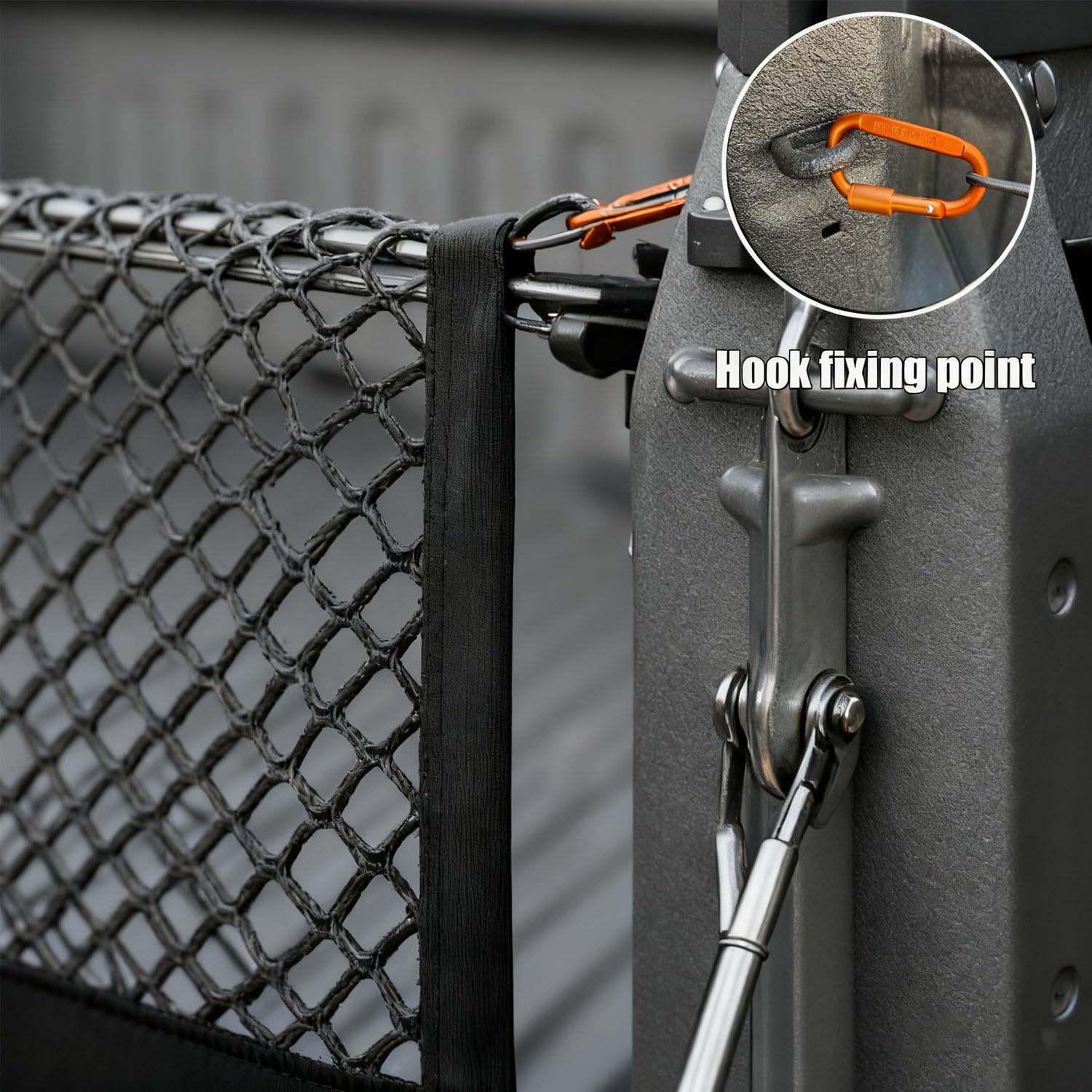 WQMXILI easy installation clips to existing truck anchors for quick setup