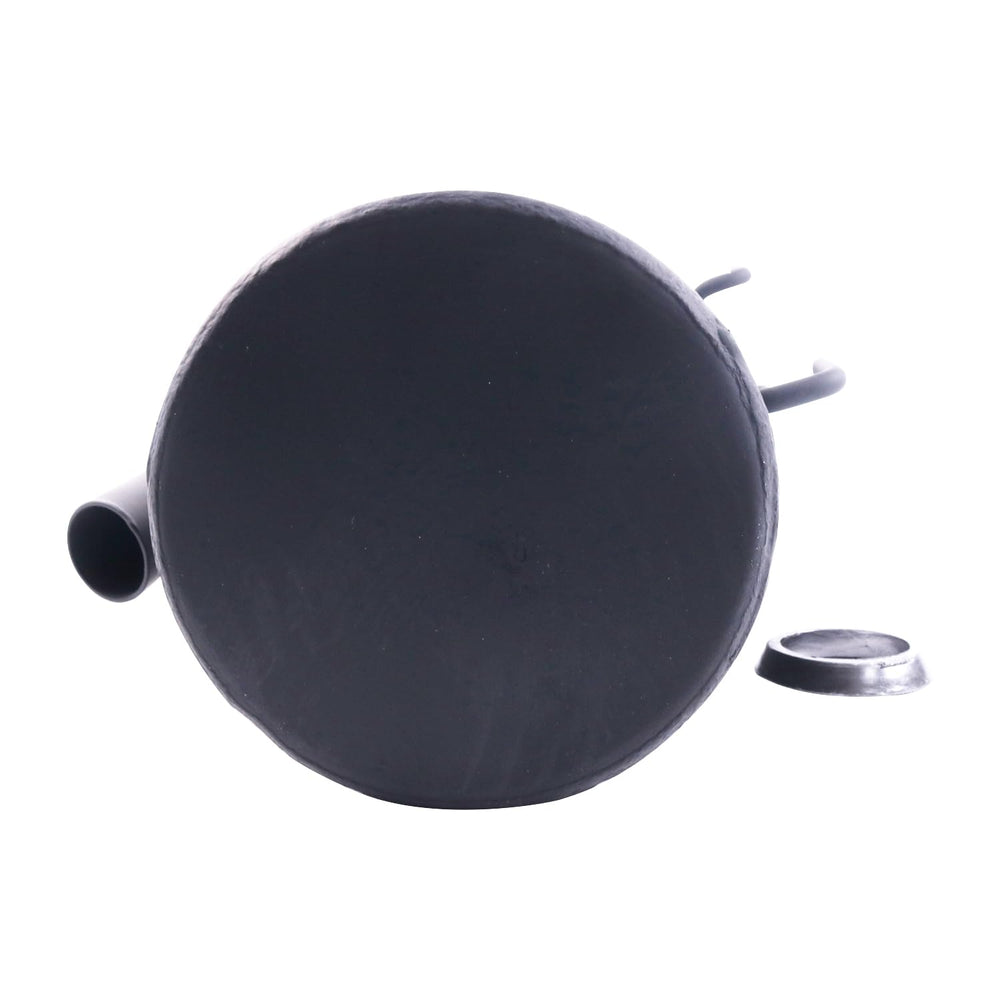WQSING muffler silencer aluminum body closeup showcases corrosion-resistant material and precision welds.