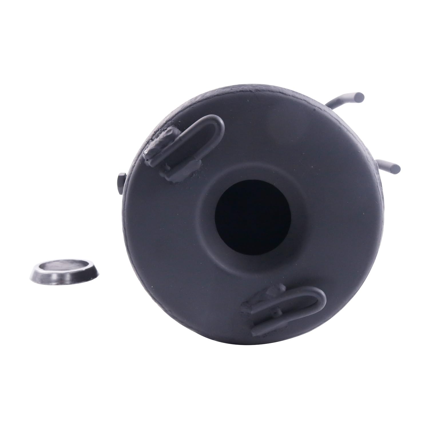 WQSING muffler silencer side profile demonstrates compact design for easy installation on Ranger models.