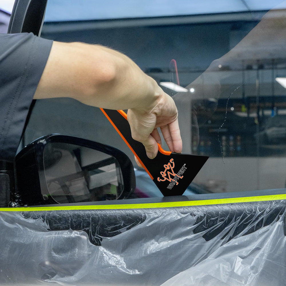 WRAPXPERT large triangle squeegee for broad curved surfaces tinting
