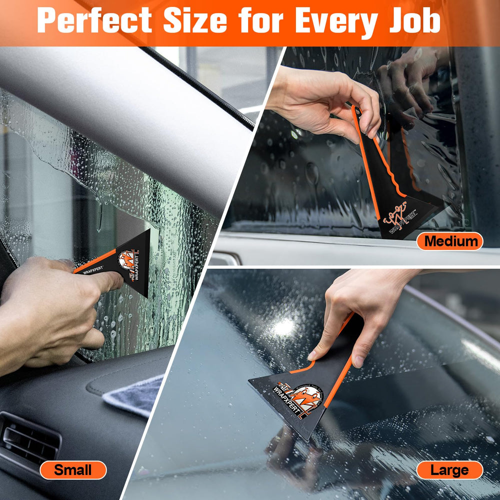 WRAPXPERT soft rubber handle provides slip-free control