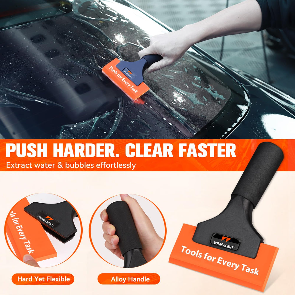 WRAPXPERT tool in automotive tint workflow on a vehicle windshield application.