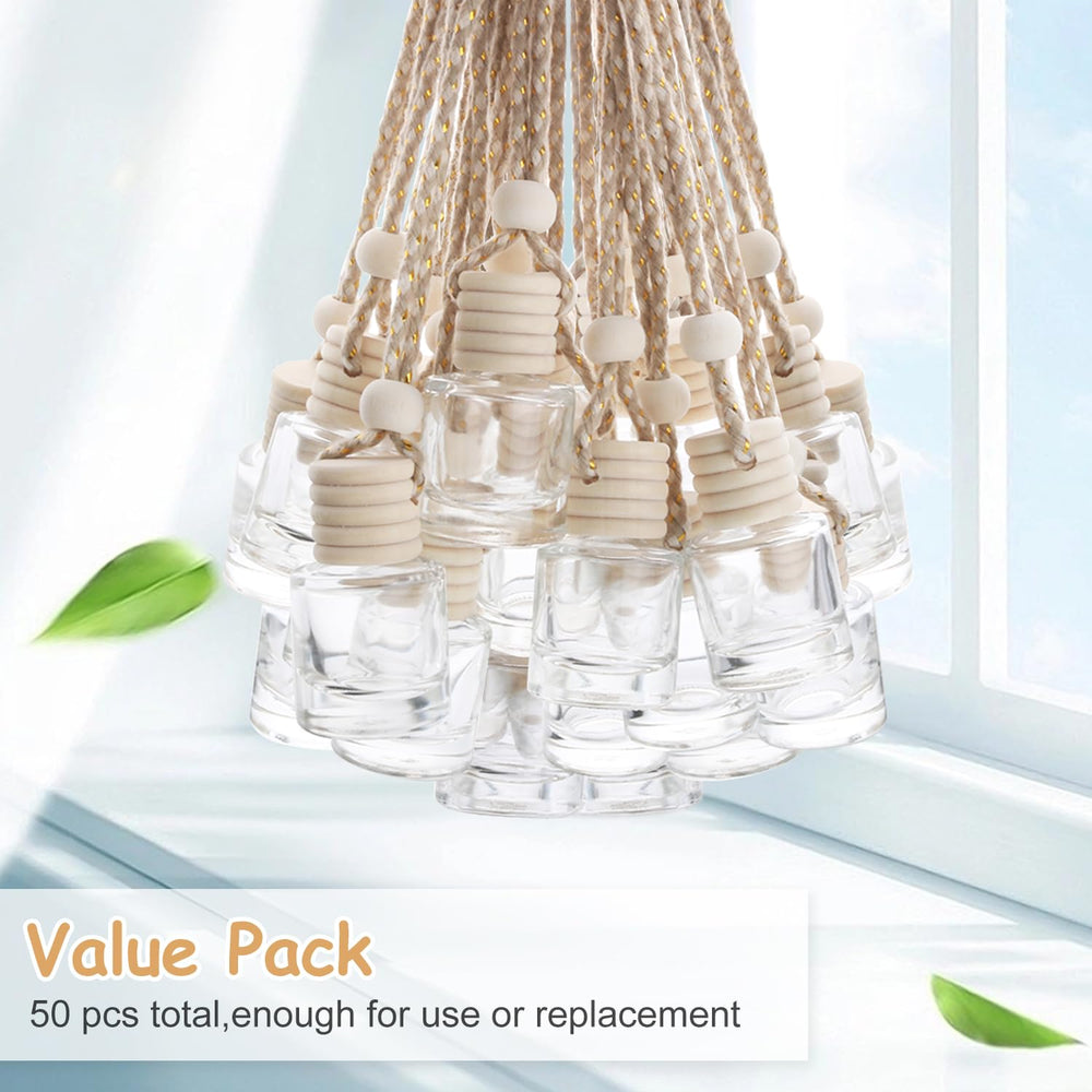 Wresty hanging diffuser bottle in car interior for portable fragrance