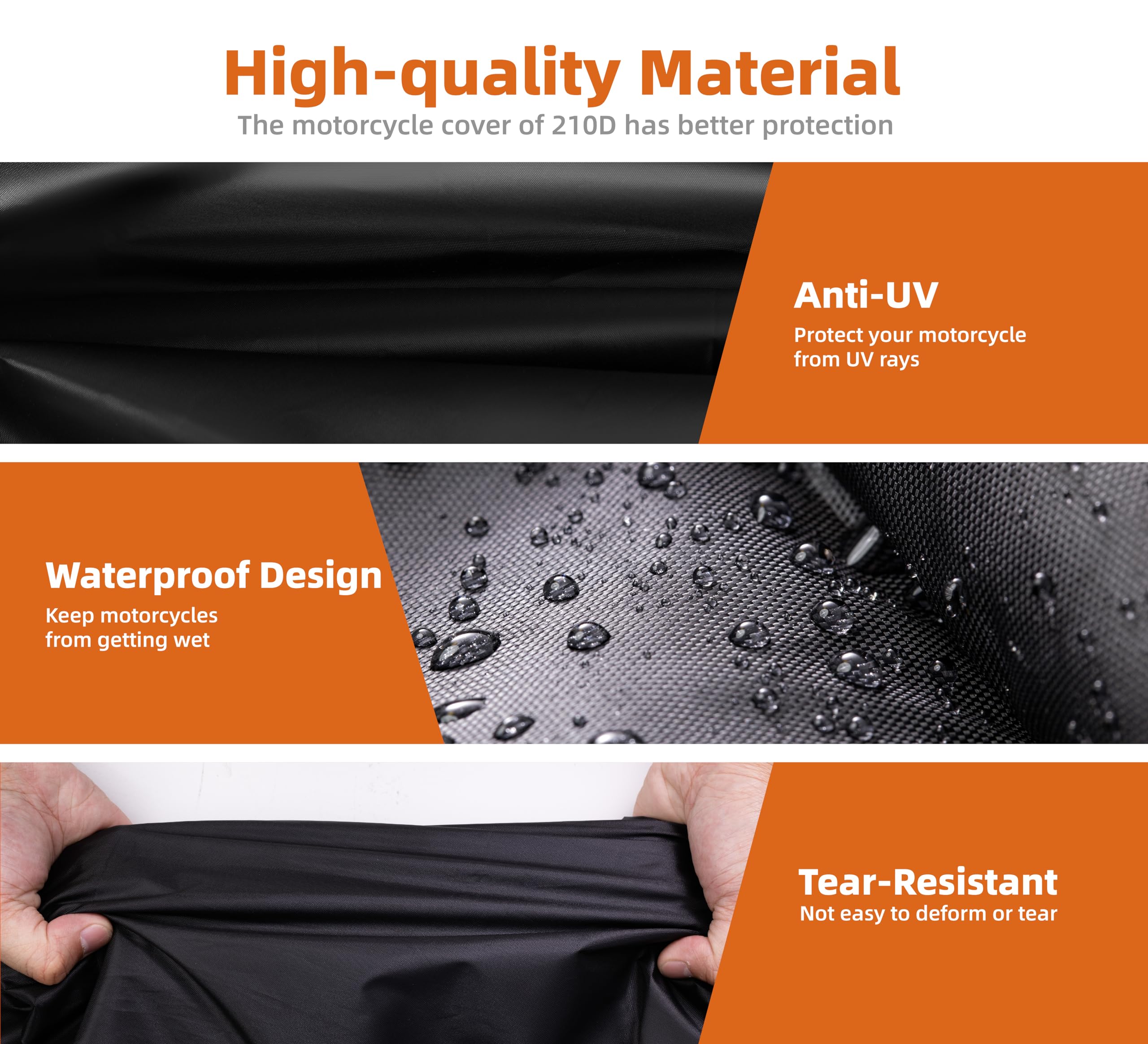 Wrypun cover resists bird droppings, wind, rain, and dust
