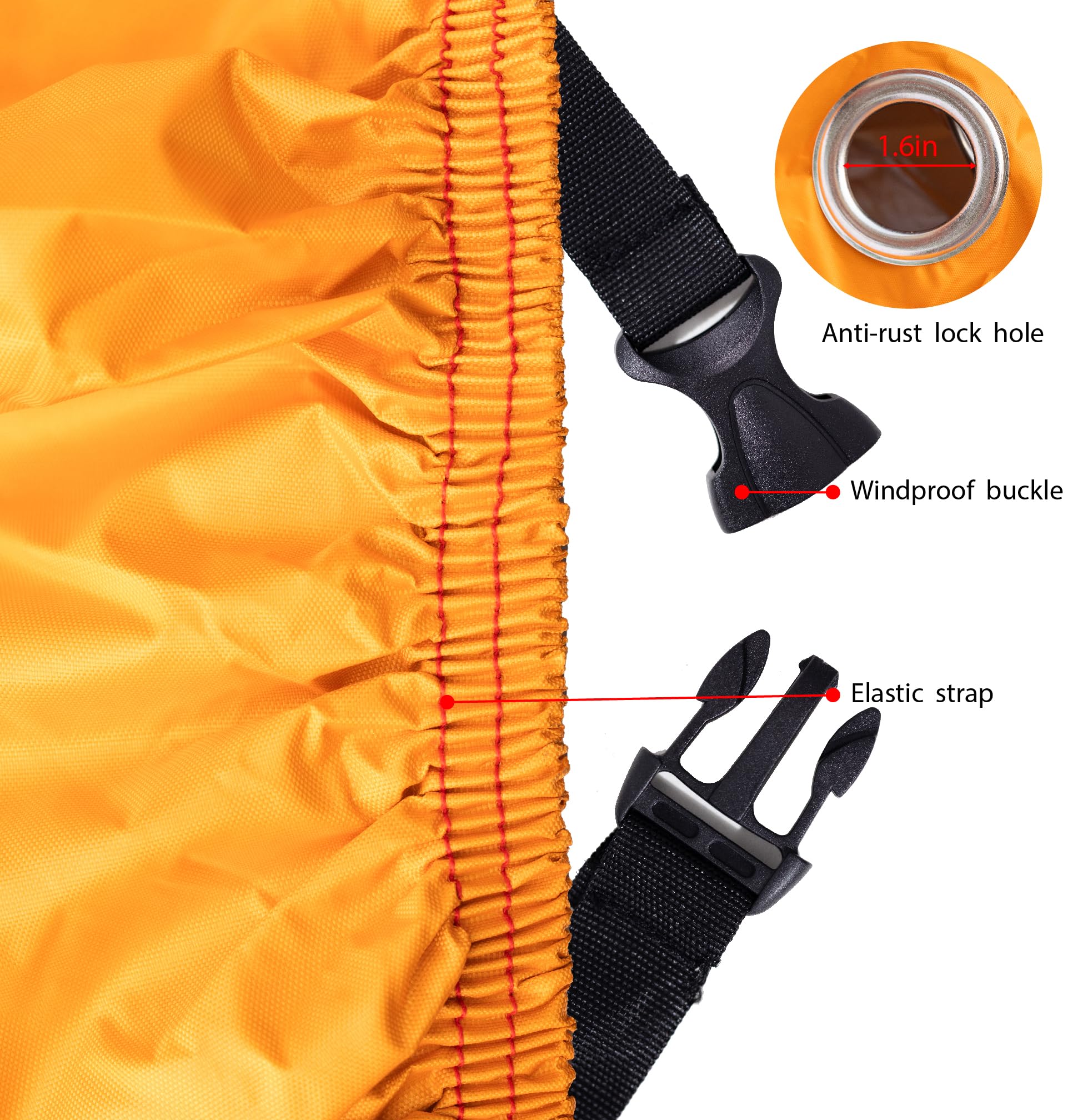 Wrypun XXXL bottom hem and tighten strap provide secure fit