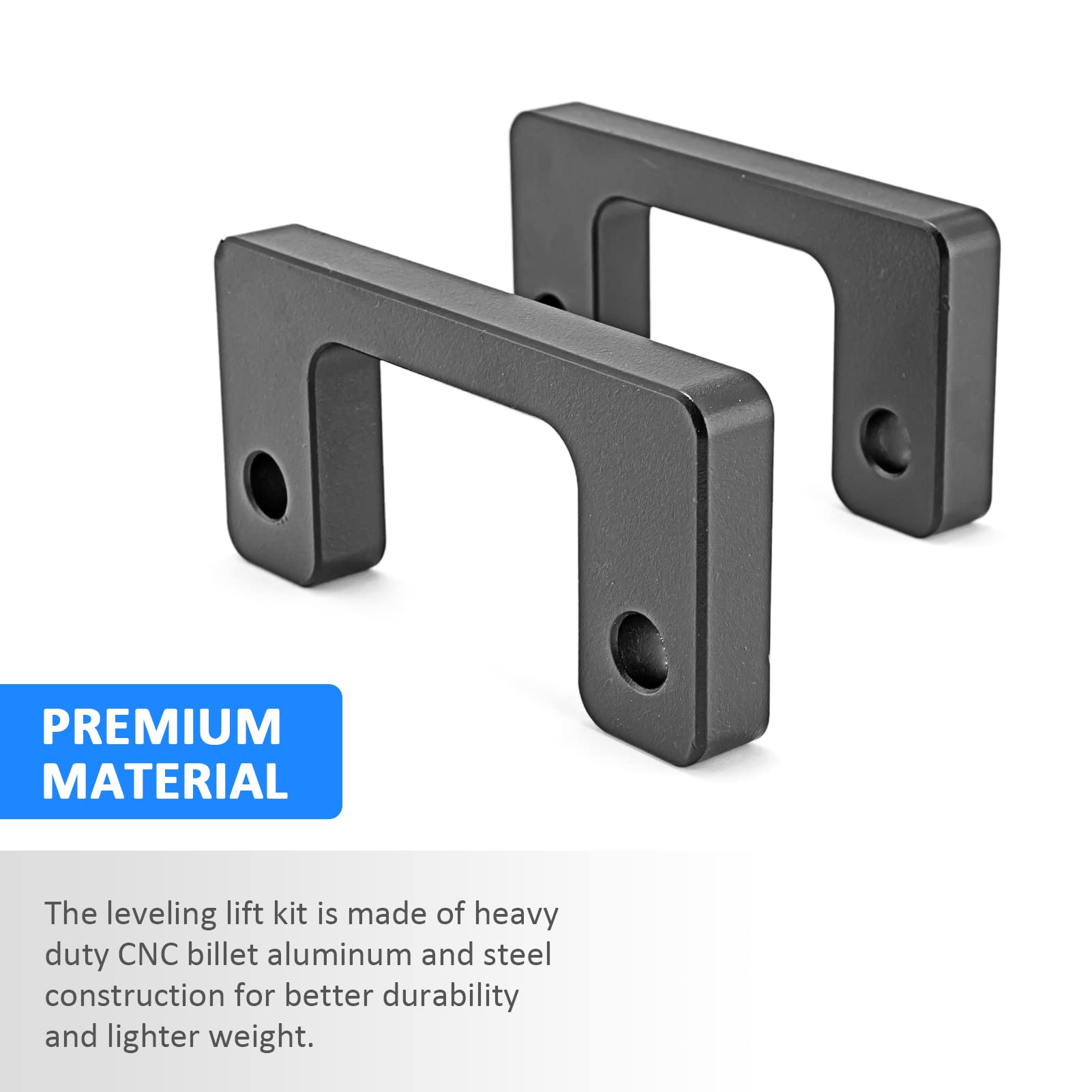Wsays CNC billet aluminum spacers deliver durable lift with lightweight design.