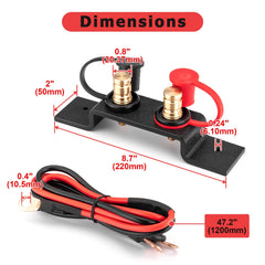 Wsays IP67-rated mount protects connections in rugged environments during use.