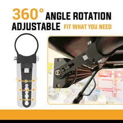 Wsays no-drill installation kit with included Allen keys