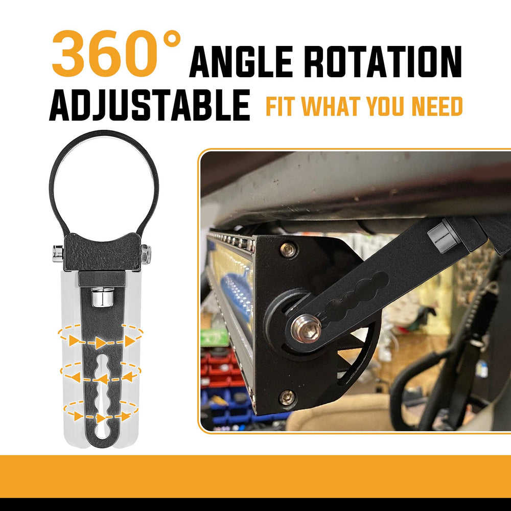 Wsays roll cage clamps compatible with Polaris Ranger and RZR.