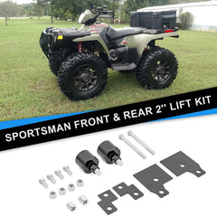 Wsays small rear brackets shown for added rear support in lift setup
