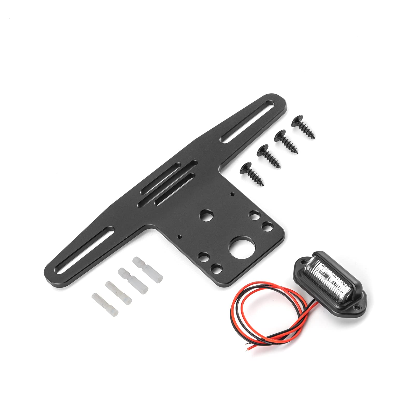 Wsays universal plate bracket compatible with many vehicle types.