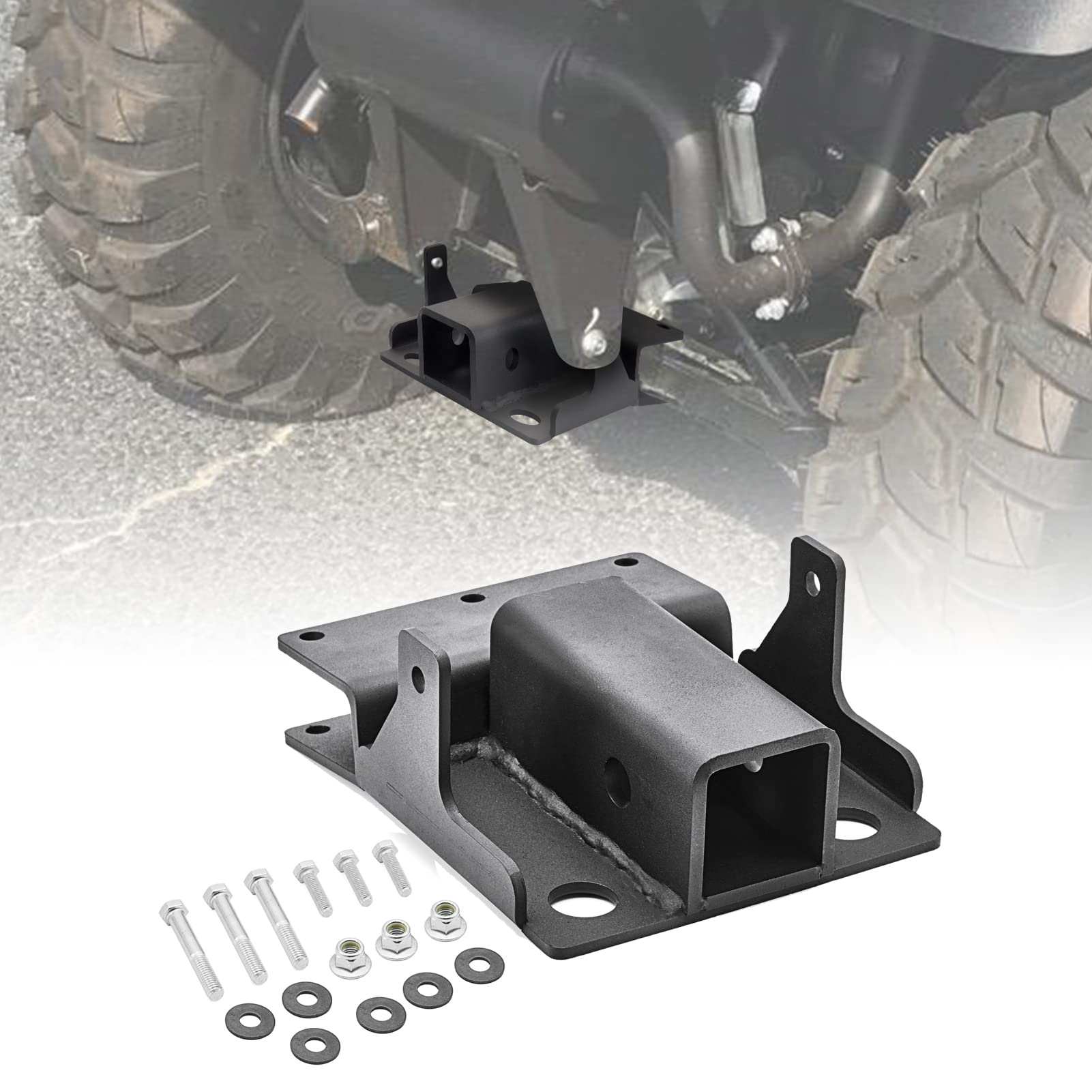 Wsays winch mount compatibility for Mule SX and 610/600 rear mounting.