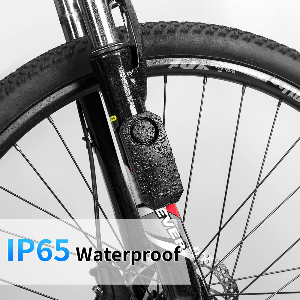WSDCAM 113dB system on bikes and trailers for multi-use security.