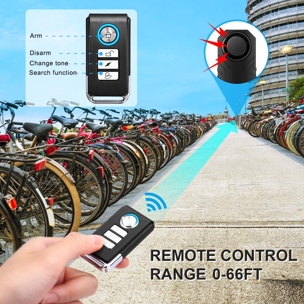 WSDCAM vibration sensor alarm detects tampering on vehicles