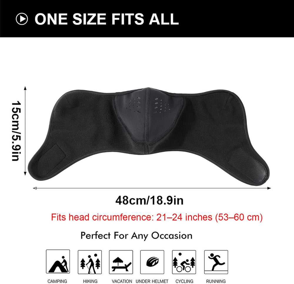 WTACTFUL balaclava showing thermal insulation for chilly rides and hikes.
