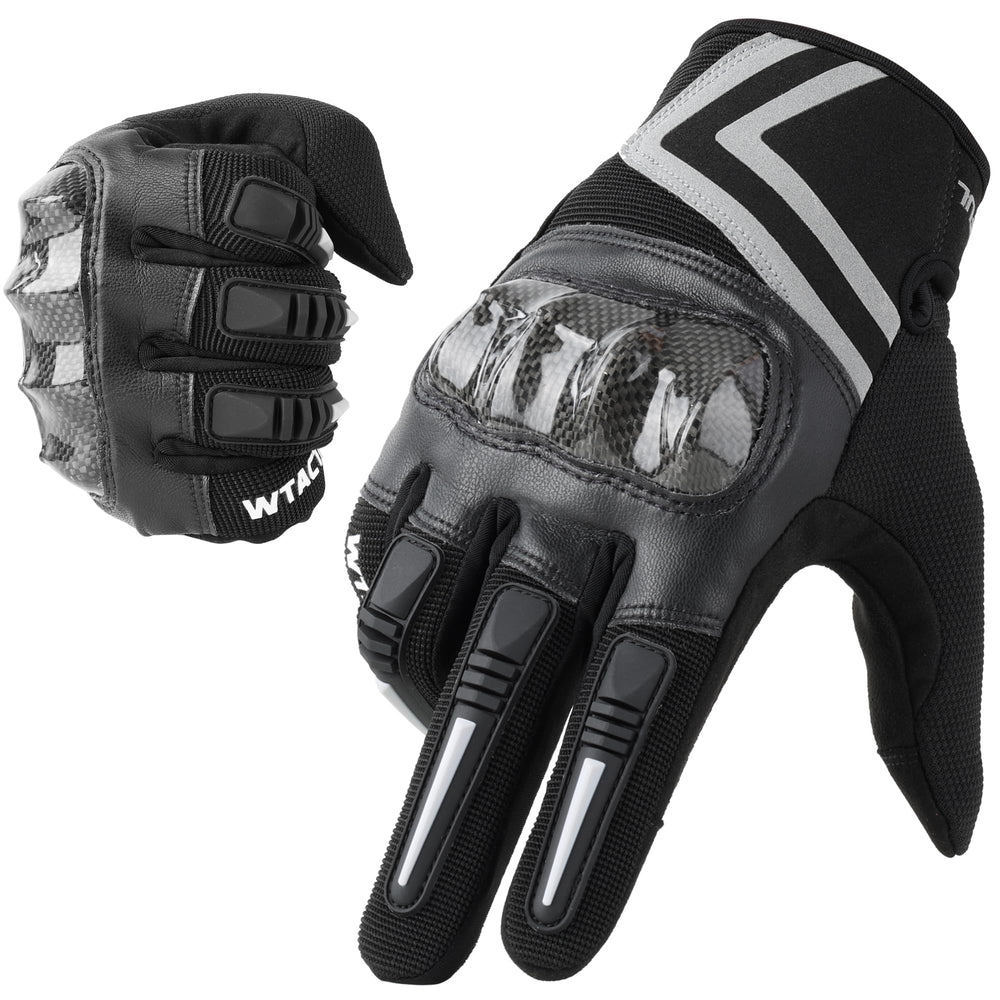 WTACTFUL motorcycle gloves with breathable fabric for summer riding.