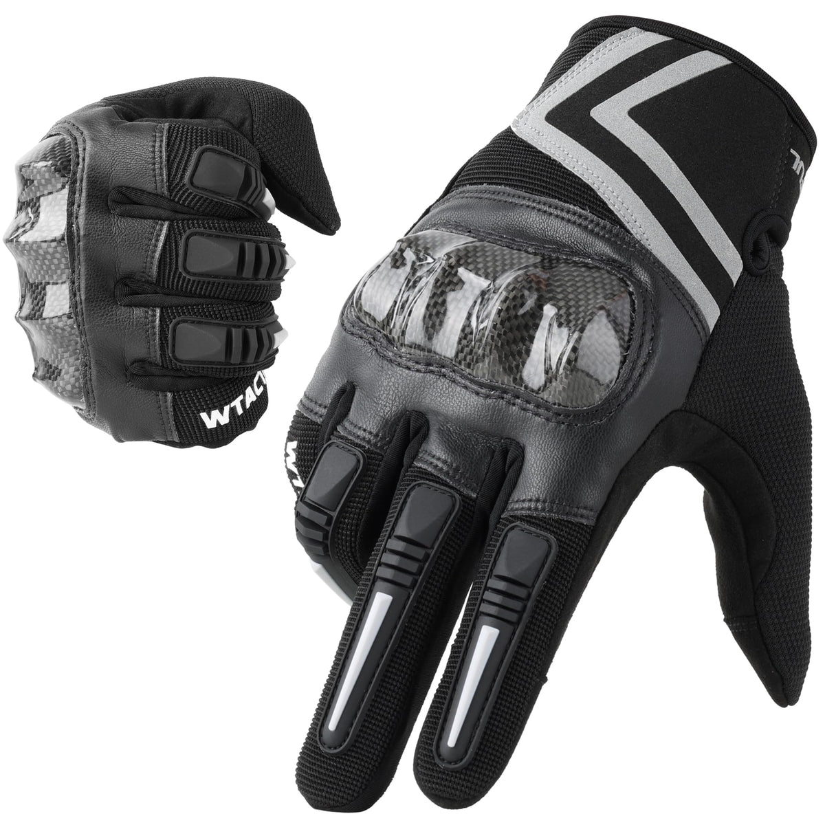 Wtactful motorcycle gloves breathable fabric keep hands cool during summer rides.