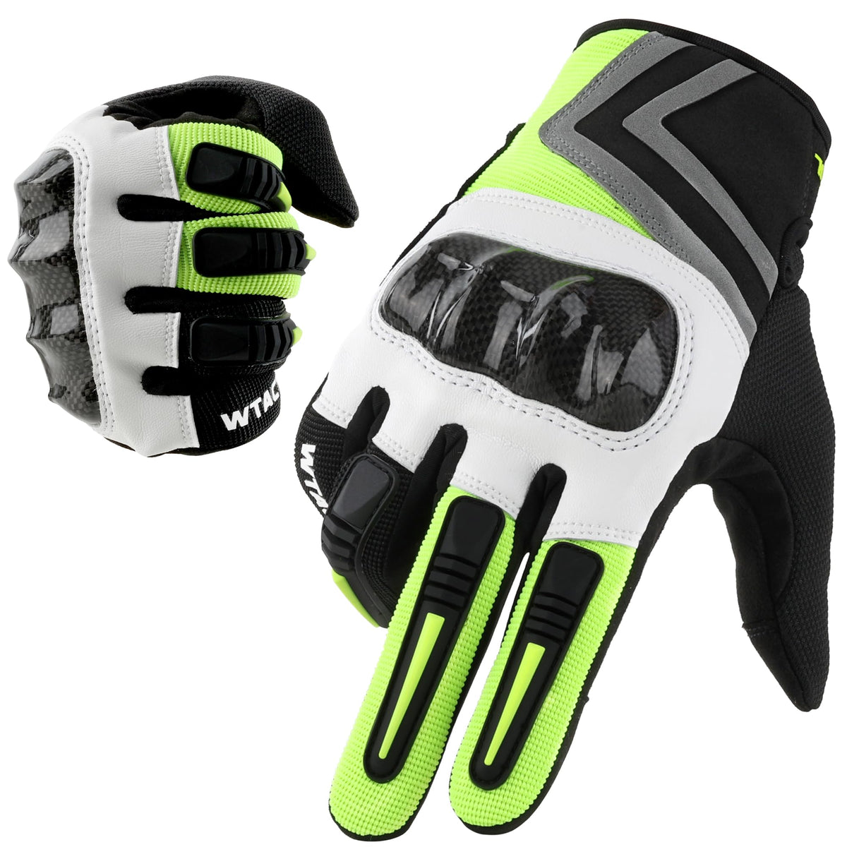 WTACTFUL motorcycle gloves showing breathable fabric for cool comfort on ride.