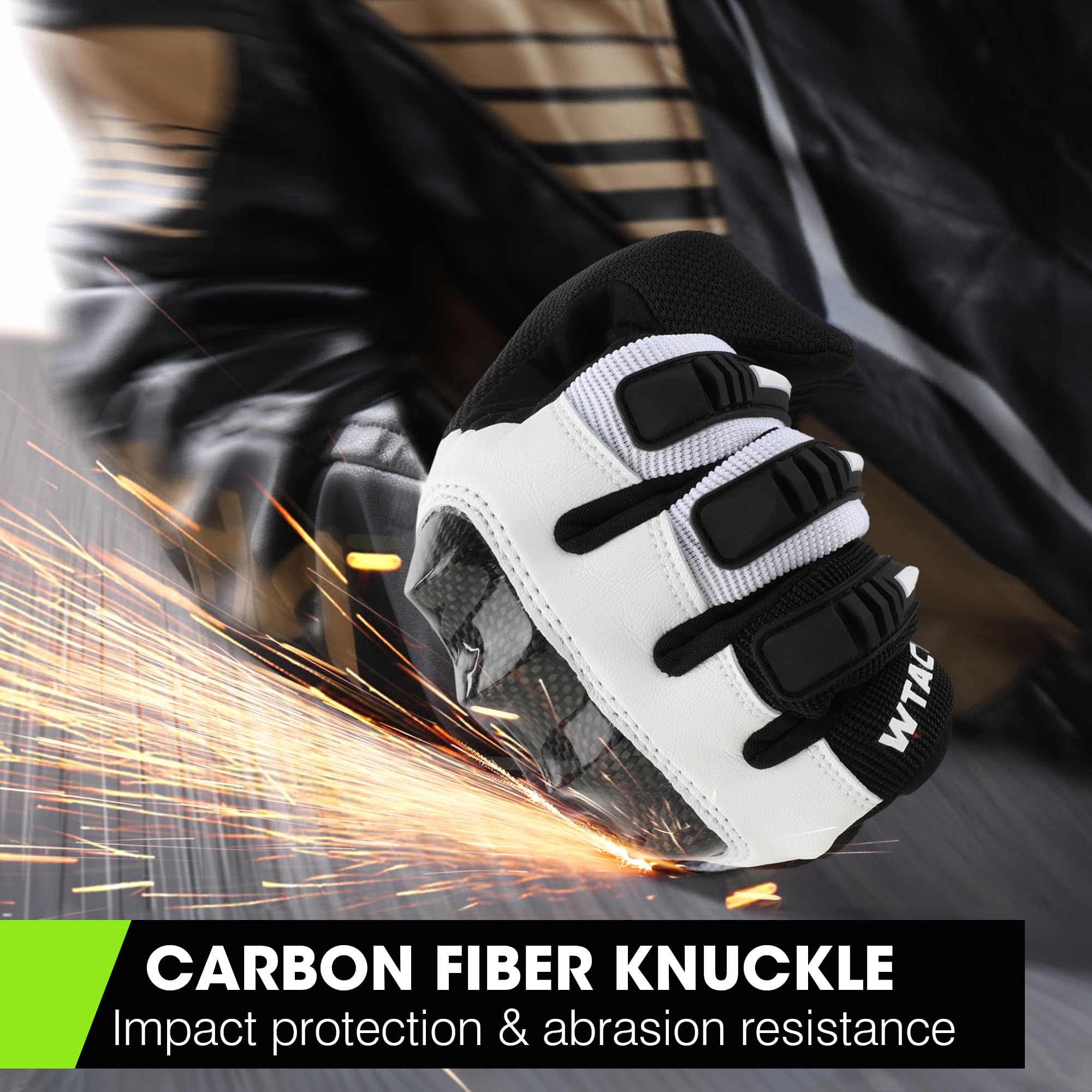 WTACTFUL gloves have an ergonomic pre-curved fit for day-long comfort.