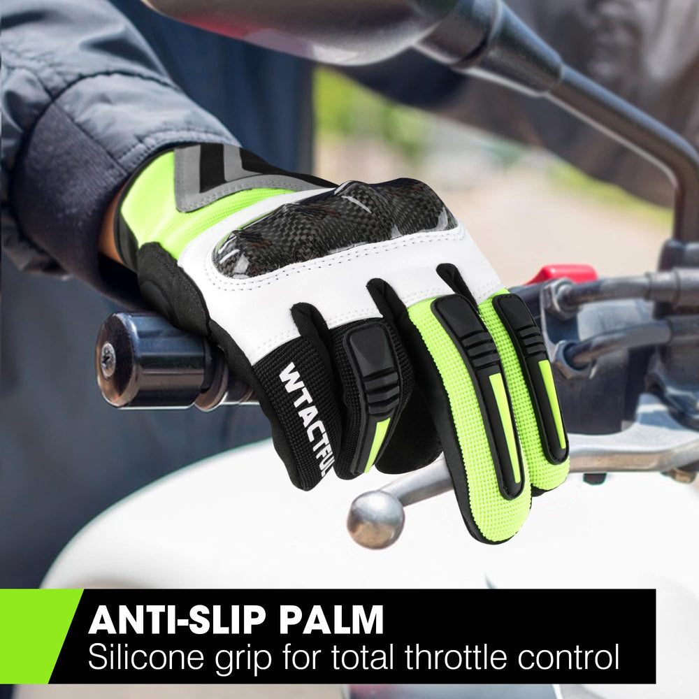 WTACTFUL touchscreen-compatible fingertips enabling device use while riding.