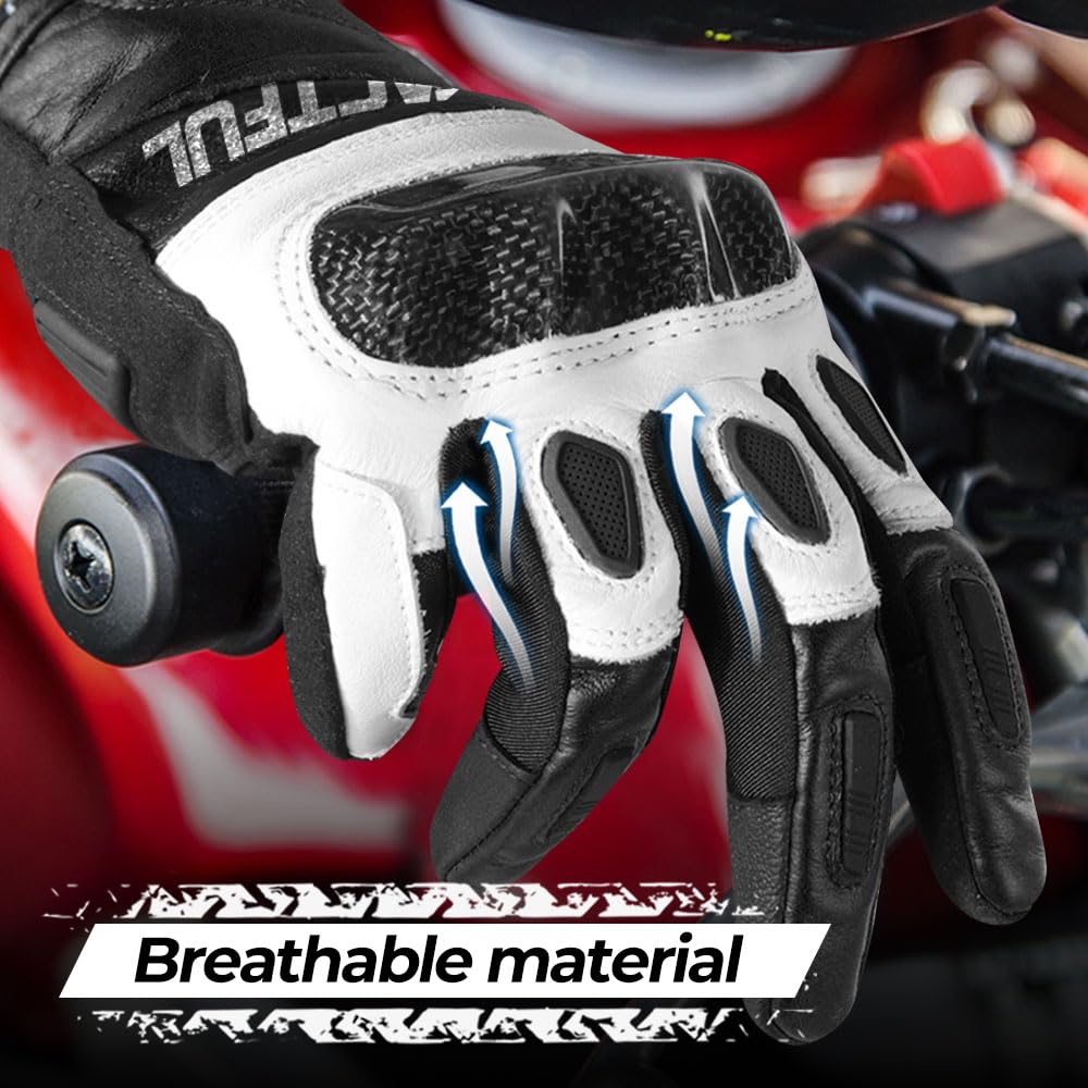 WTACTFUL palm padding and silicone gel improve grip on handlebars.