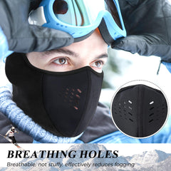 wtactful windproof balaclava side view highlights ear protection and all-day warmth