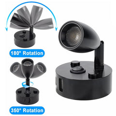 WTNYOU RV reading light with rotatable head for flexible lighting.