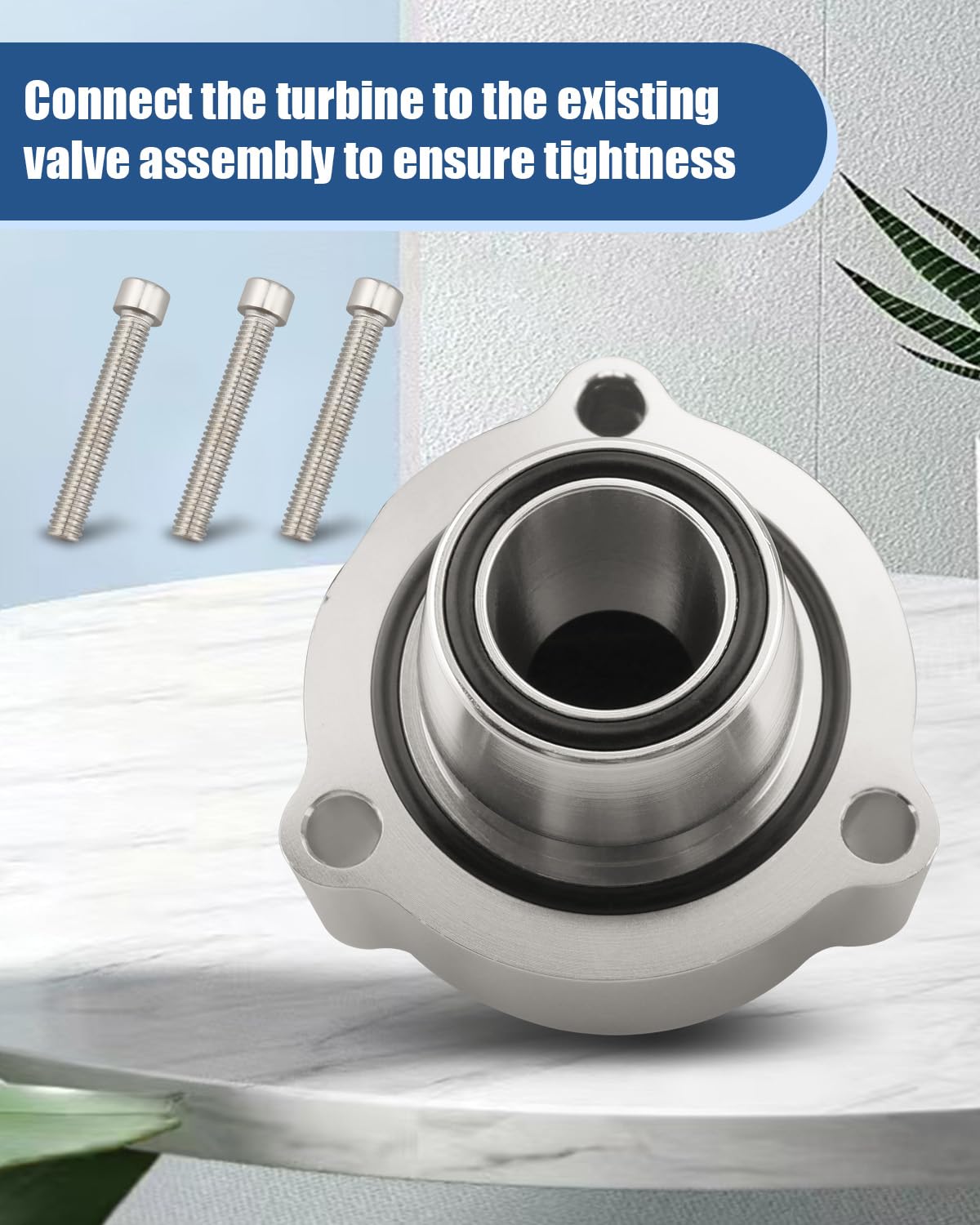 Wujexuhe BOV spacer for Scirocco Turbo supports reliable sealing during high boost.
