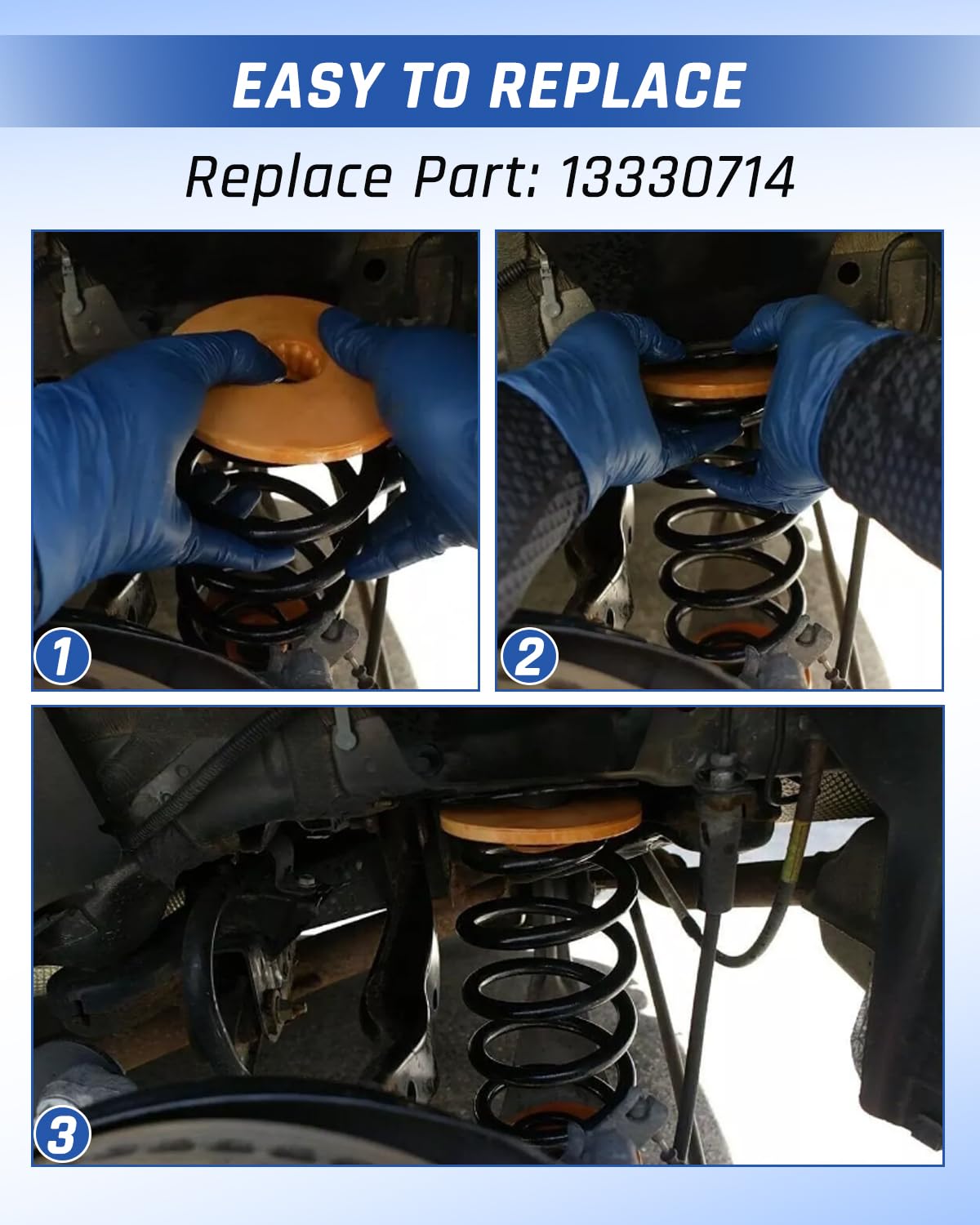 Wujexuhe Buick LaCrosse rear bump stop cushions impacts.