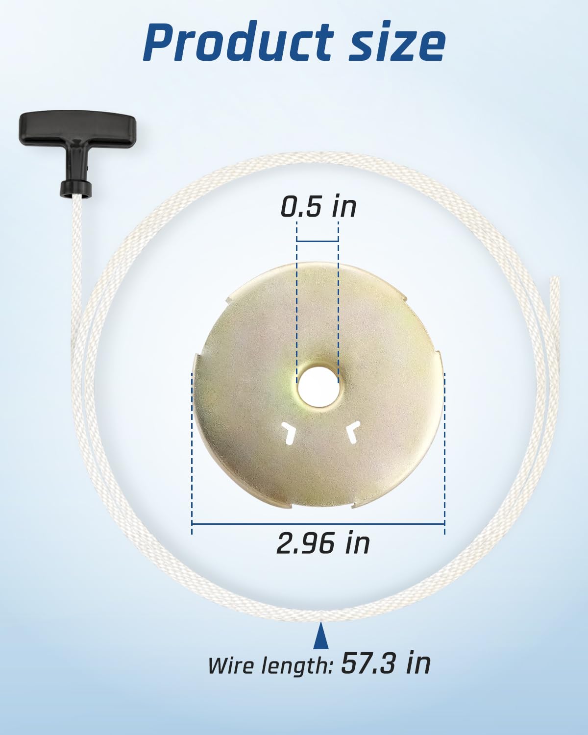 Wujexuhe recoil starter pack, includes friction plate and pawl for ATC compatibility.