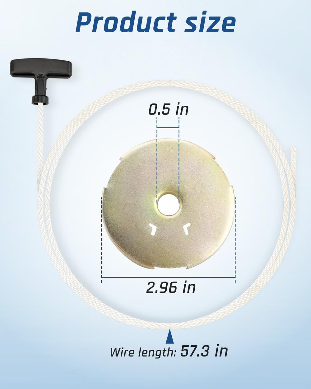 Wujexuhe recoil starter pack, includes friction plate and pawl for ATC compatibility.