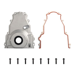 WULAZMU LS front timing cover in cast aluminum for durable engine protection.