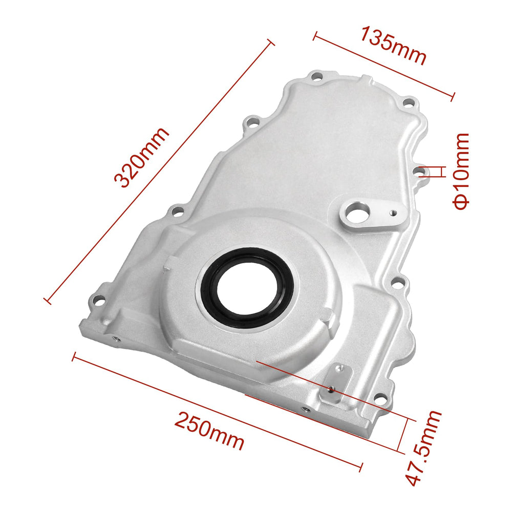WULAZMU timing cover with crank gasket ensures reliable seal under high temperatures.