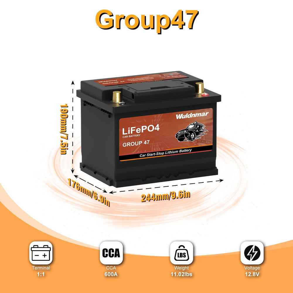 Wuldnmar Lifepo4 technology core highlights lightweight performance and long lifespan.
