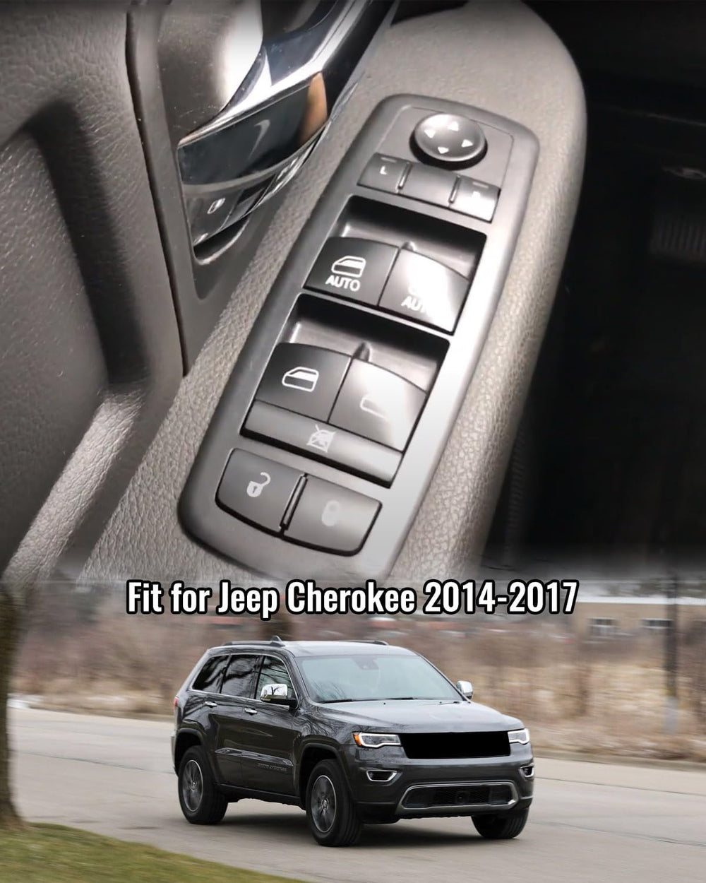New switch installed in Jeep Cherokee cockpit