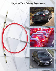 WUMZIJ shifter cable long sheath protects against kinking in daily use